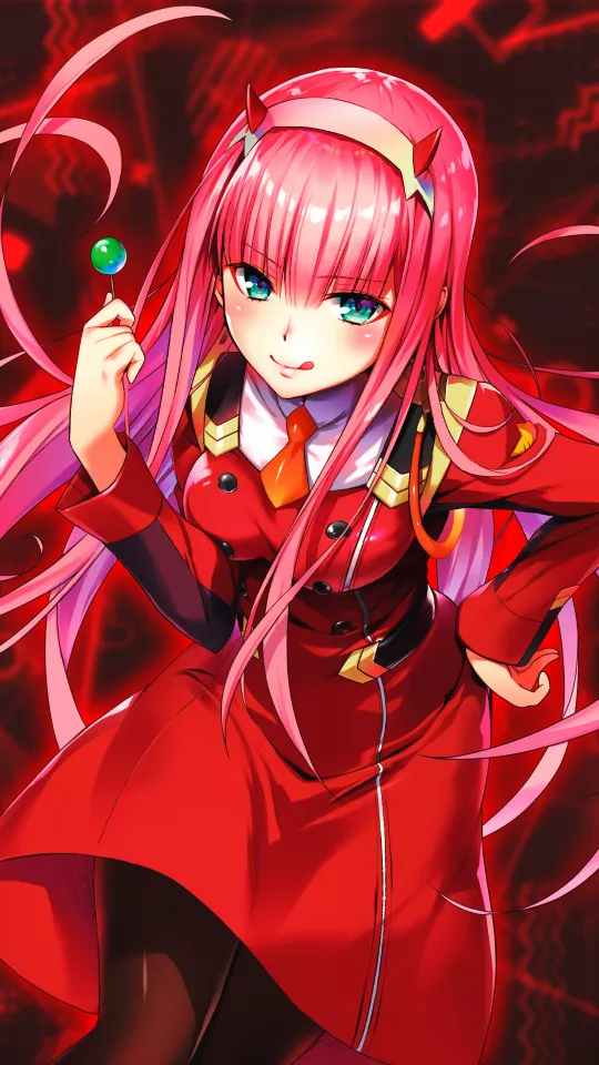 zero two phone wallpaper