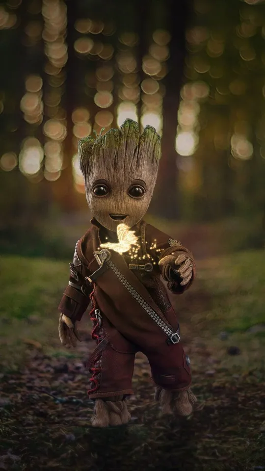 thumb for Baby Groot Iphone Wallpaper