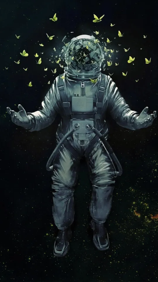 animated astronaut wallpaper