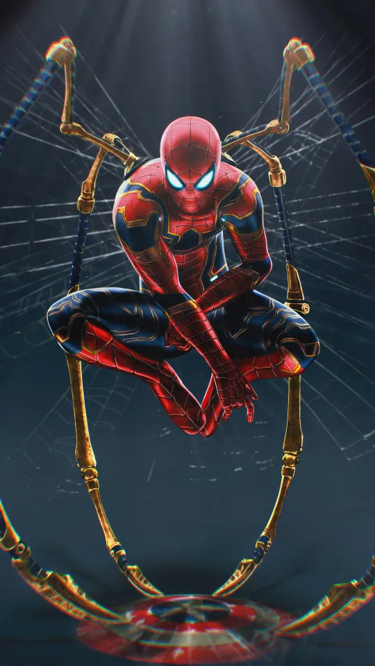 iron spider man wallpaper