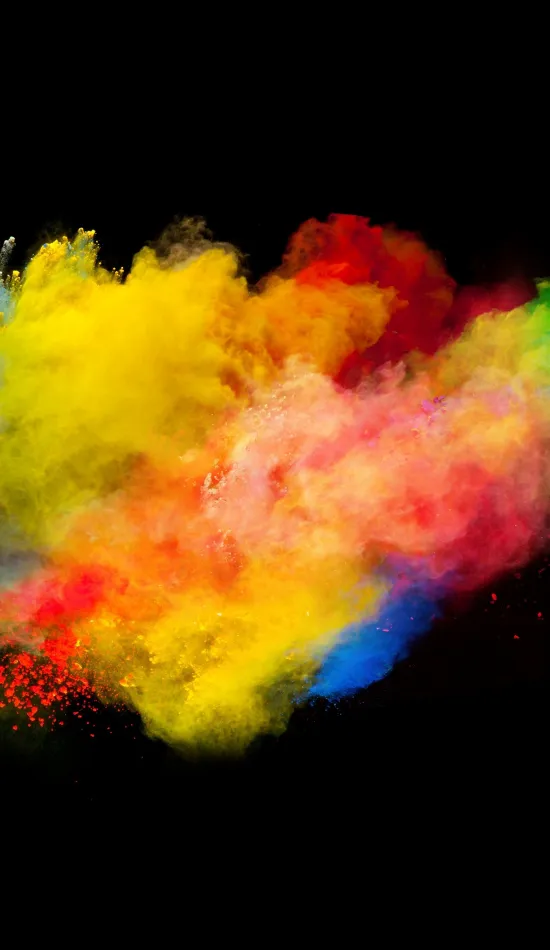 explosion colorful wallpaper