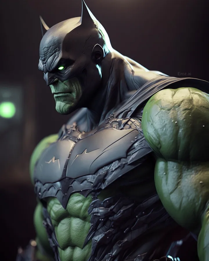 batman hulk art cool wallpaper