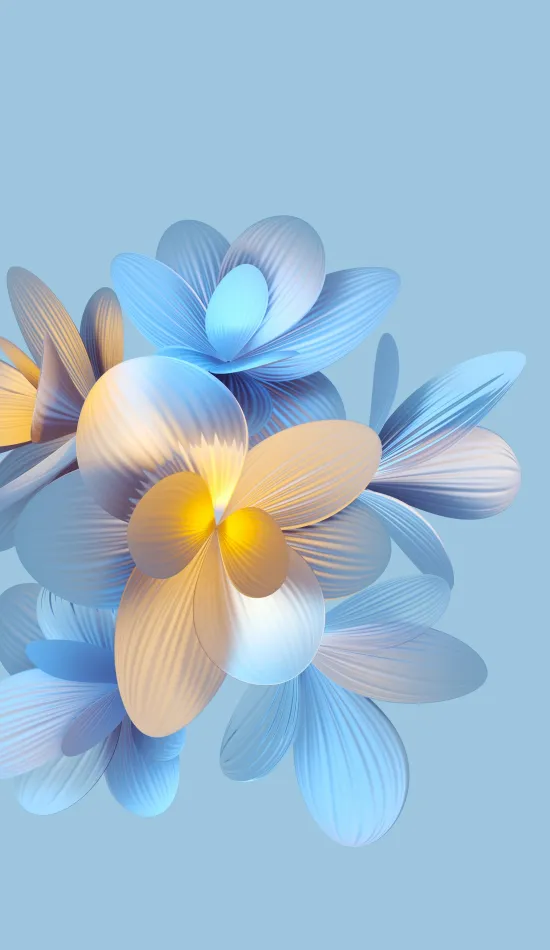 abstract flower 4k wallpaper