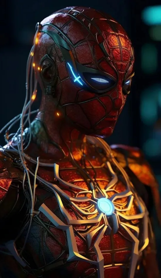 spider man ai generated wallpaper