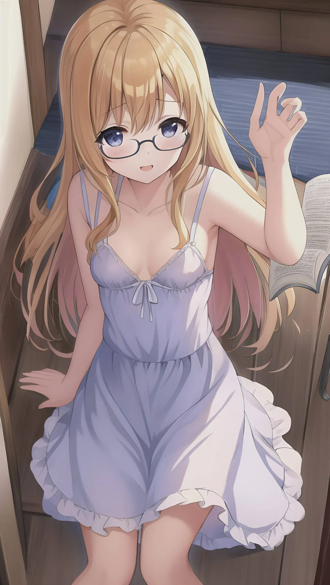 thumb for Anime Girl With Sunglasses Wallpaper