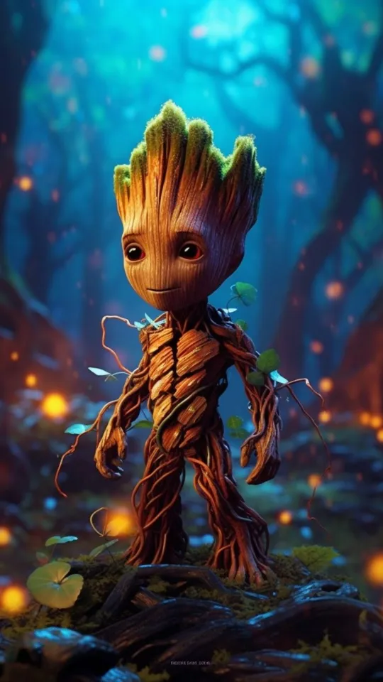 baby groot phone wallpaper