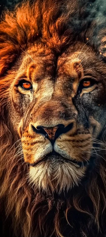 thumb for Lion Face Wallpaper