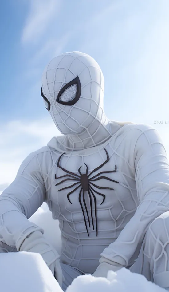 thumb for White Spider Man Hd Wallpaper