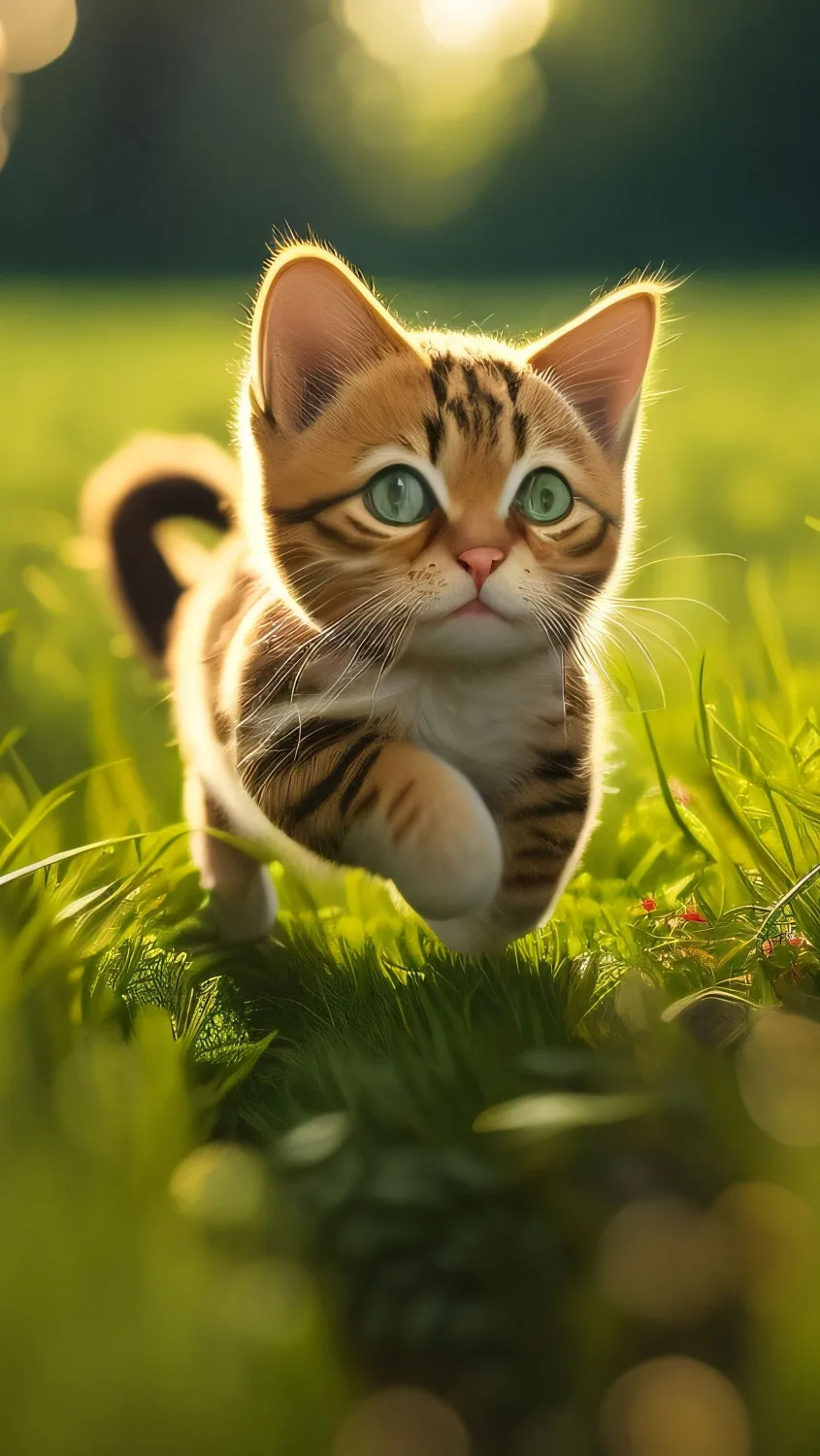 brown kitten wallpaper