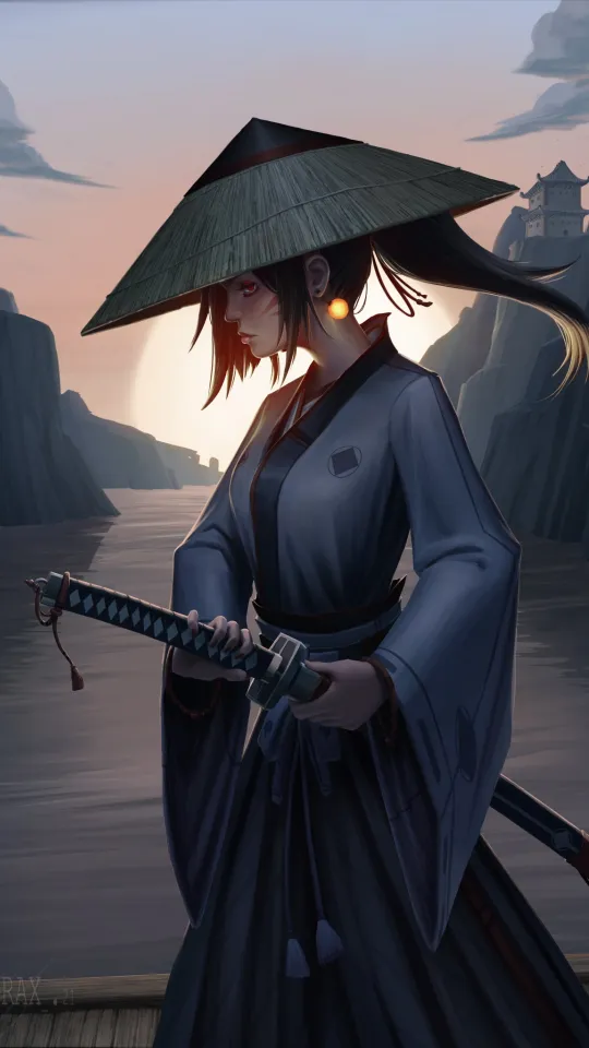 samurai girl wallpaper