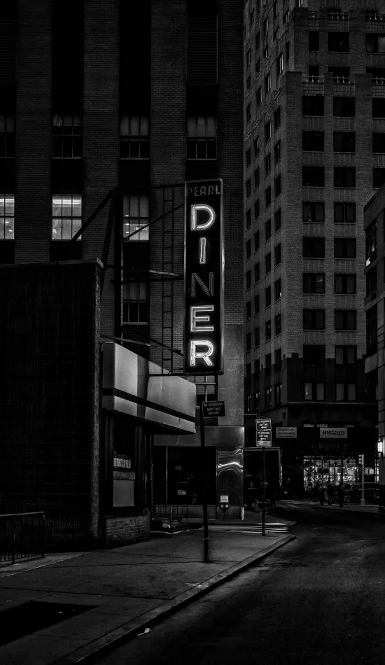 thumb for Pearl Diner Night City Wallpaper