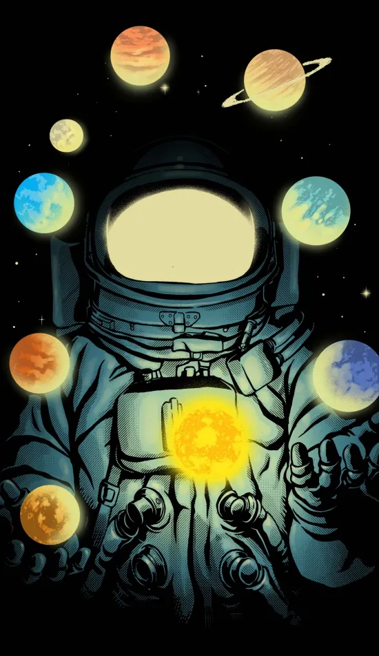 juggling astronaut wallpaper