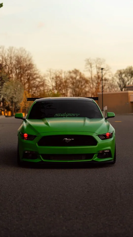 thumb for Green Mustang Wallpaper