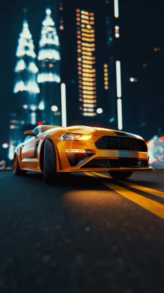 thumb for Cool Yellow Ford Mustang Wallpaper
