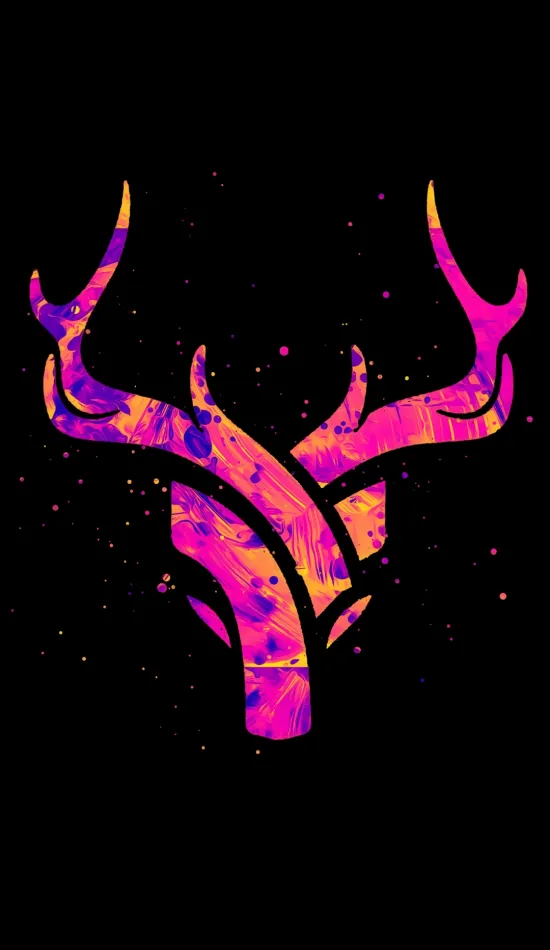 deer face logo wallpaper