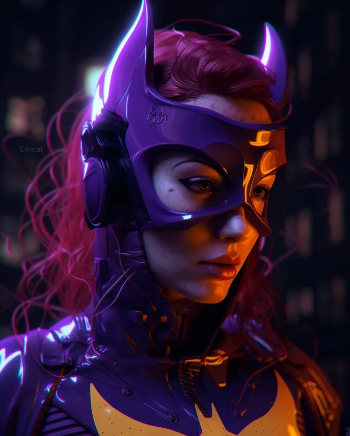 batgirl ai generated wallpaper