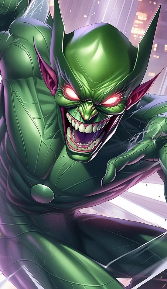 thumb for The Green Goblin Ai Generated Wallpaper