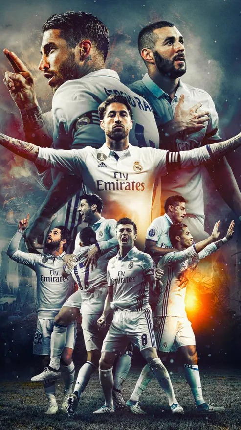 thumb for Real Madrid Team Mobile Wallpaper