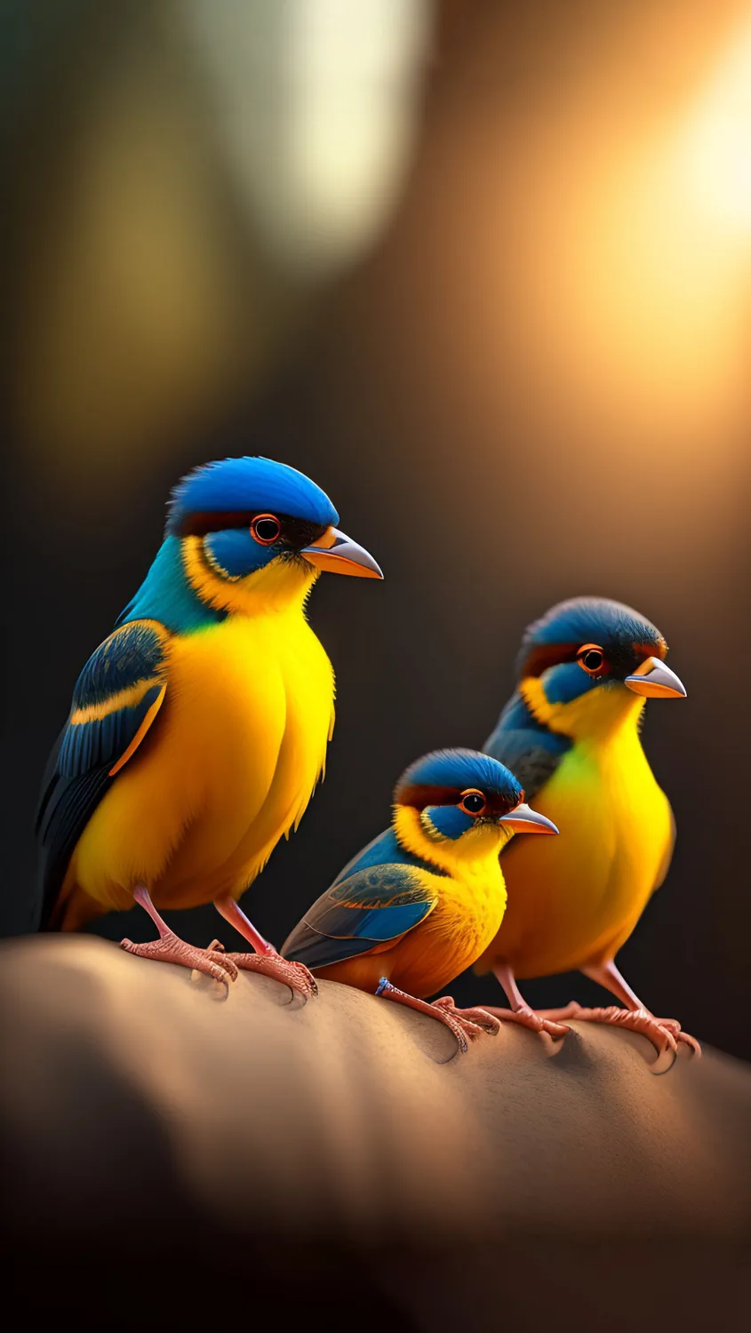 thumb for Ai Generated Birds Wallpaper