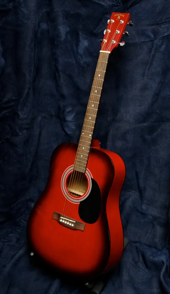 red guitar wallpaper