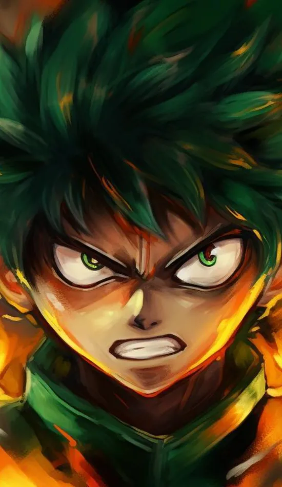 thumb for Izuku Midoriya Phone Wallpaper