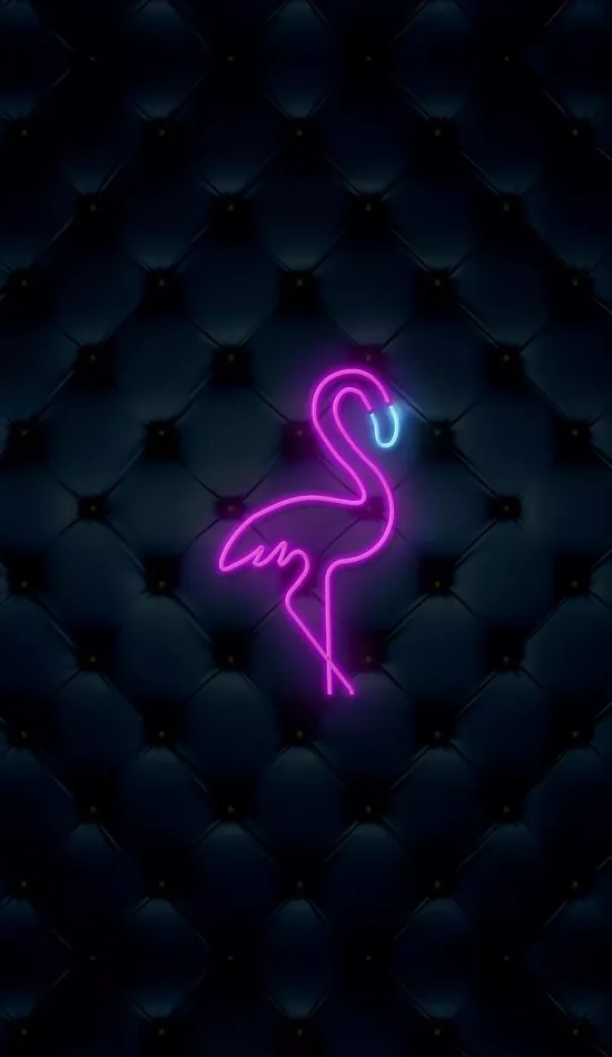 thumb for Neon Pink Flamingo Wallpaper