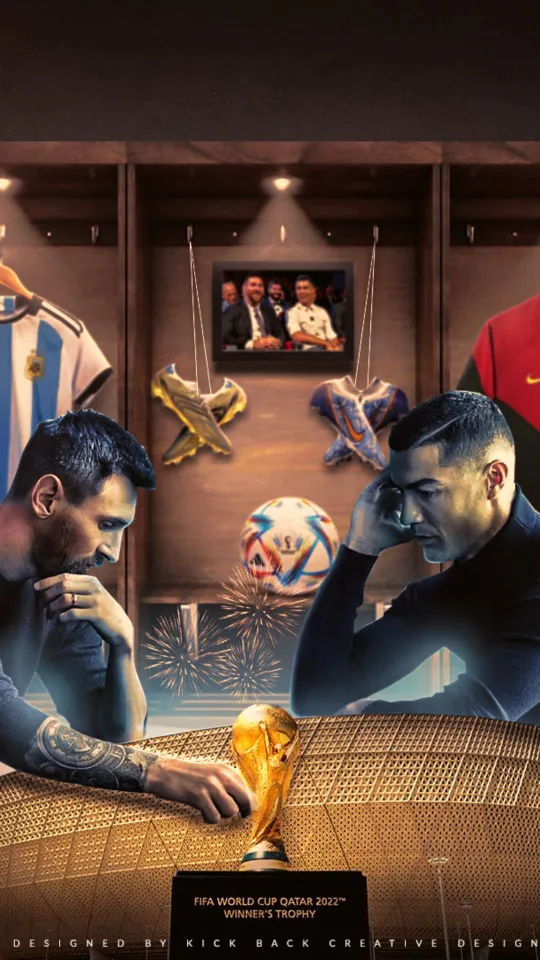 thumb for Messi And Ronaldo Fifa 2022 Qatar Wallpaper