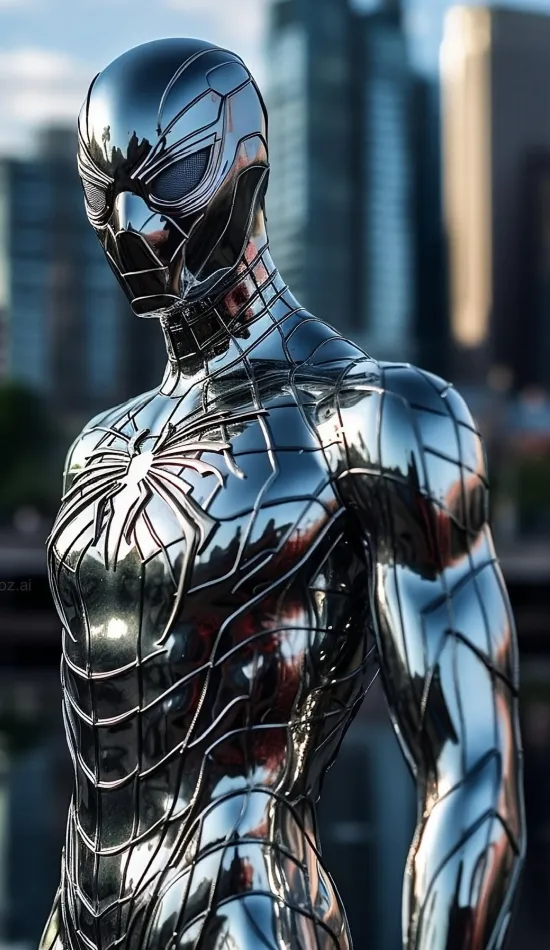 thumb for Silver Dress Spiderman Hd Wallpaper