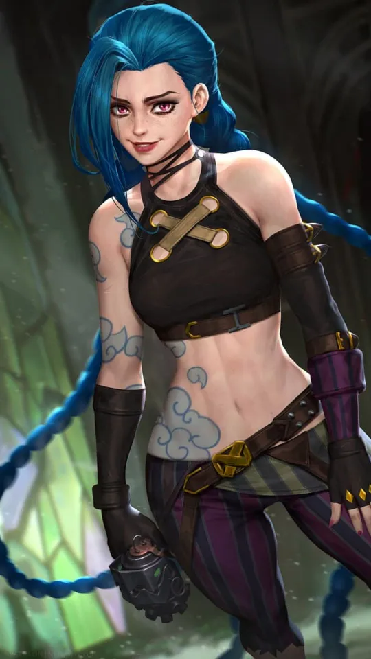 4k arcane jinx wallpaper