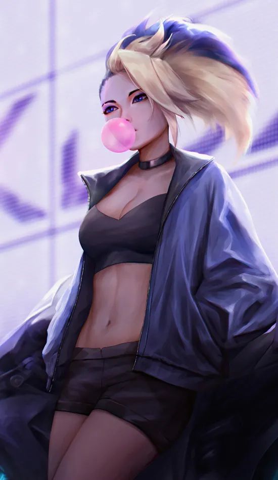 kda akali casual day game wallpaper