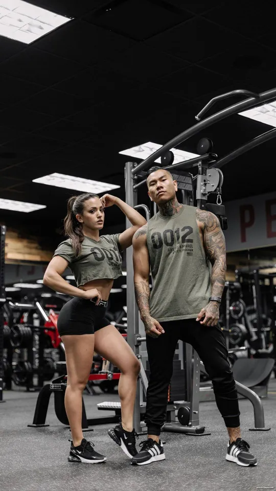 thumb for Gym Couple Cool Wallpaper