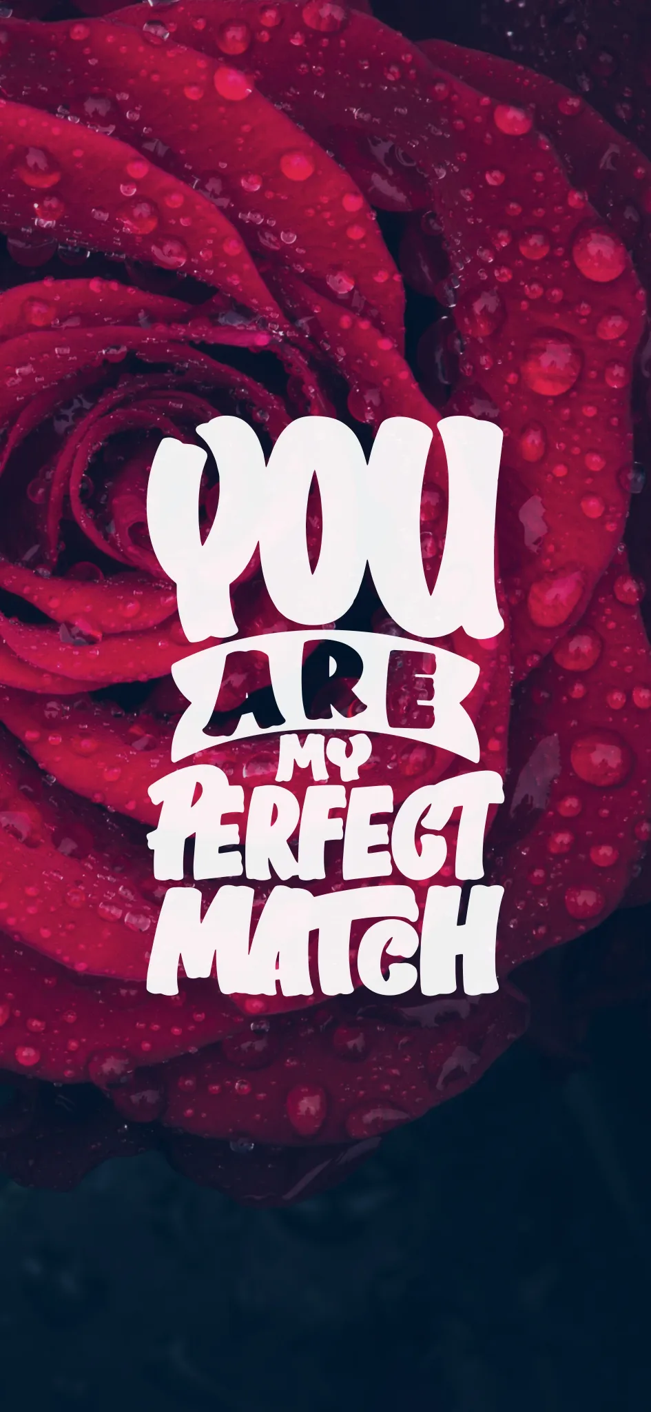 thumb for You Are My Perfect Match Motivational Quotes Wallpaper
