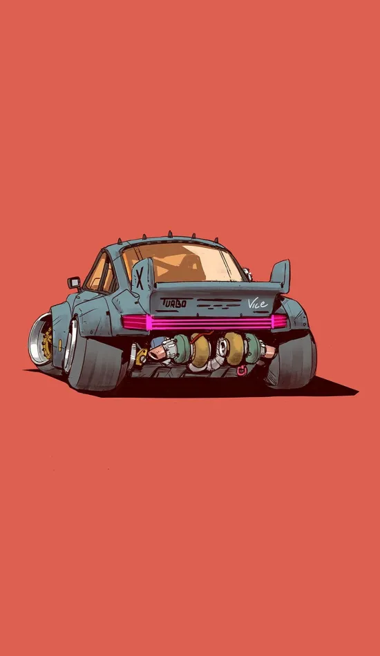 thumb for Turbo Fernando Correa Porsche 911 Art Wallpaper