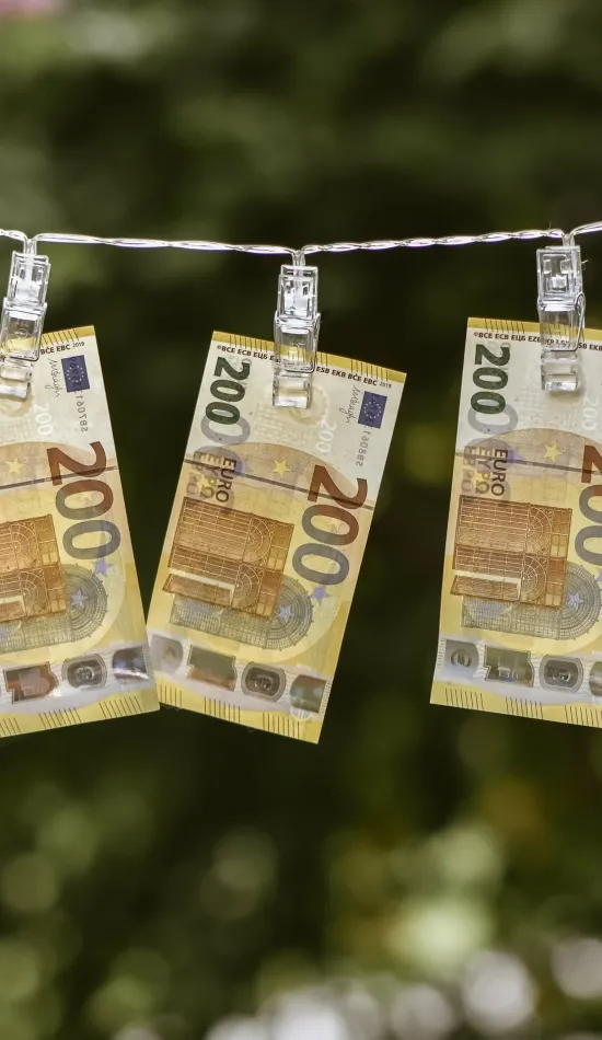 money seem euro bills wallpaper