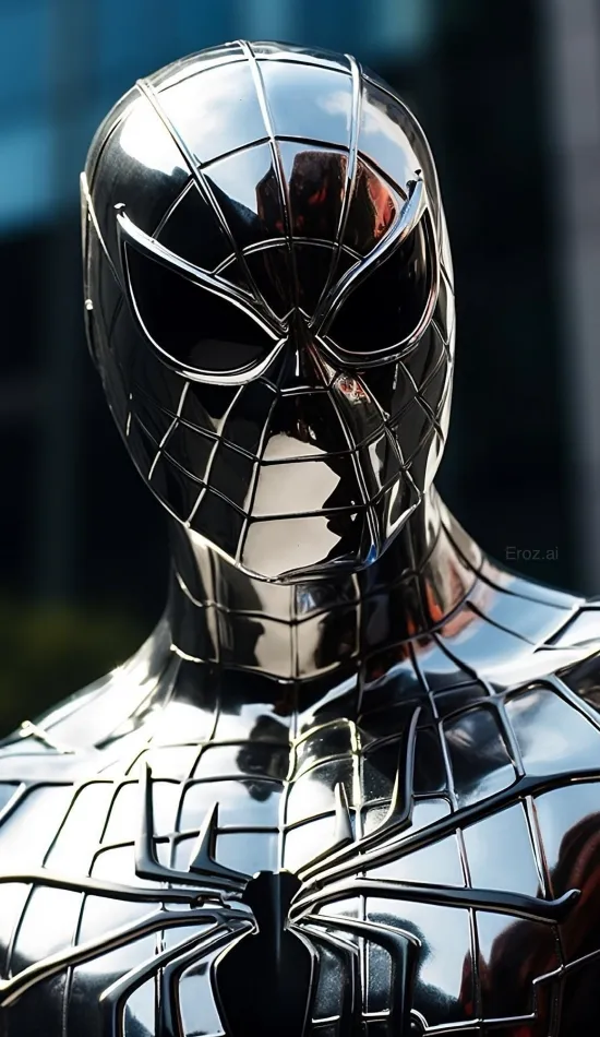 thumb for Silver Dress Spiderman Art Wallpaper