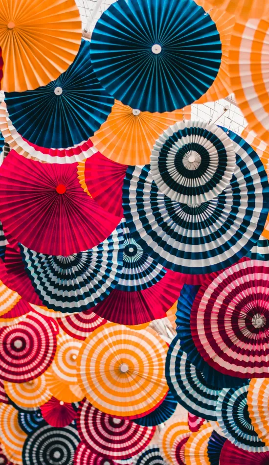 assorted colorful umbrella wallpaper