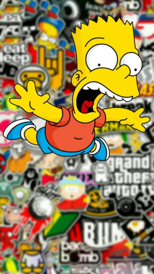 thumb for Bart Simpson Phone Wallpaper