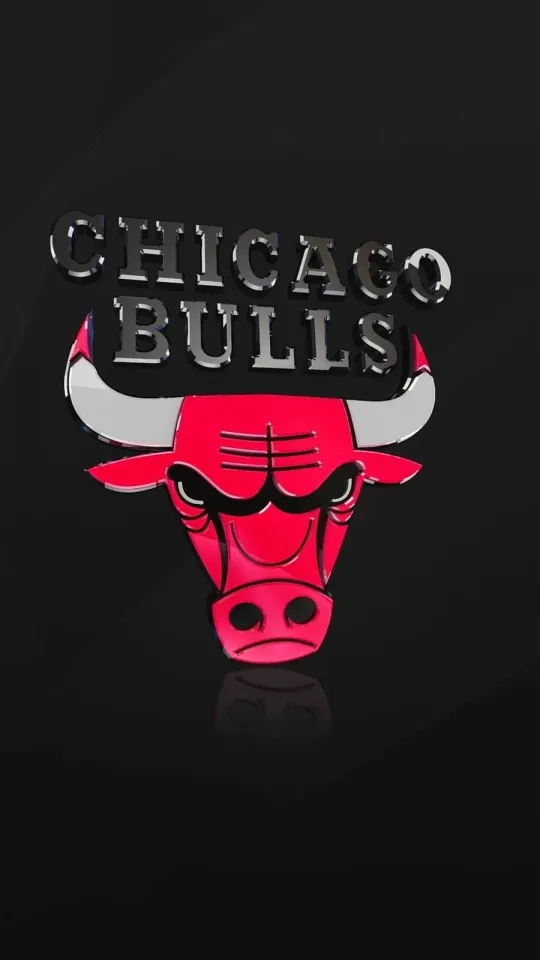 chicago bulls logo home screen wallpaper