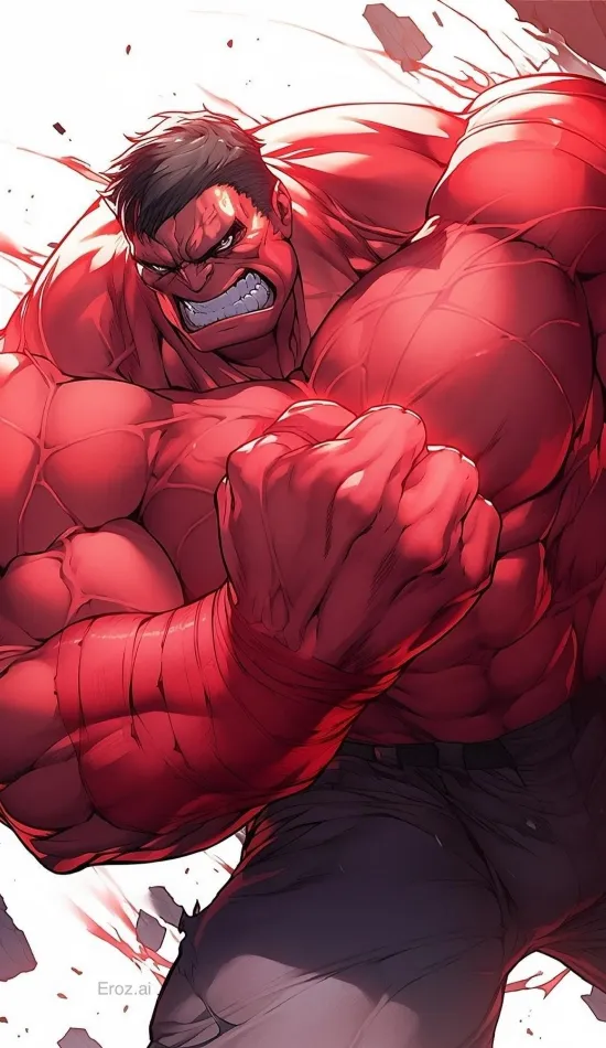 thumb for Red Hulk Iphone Wallpaper