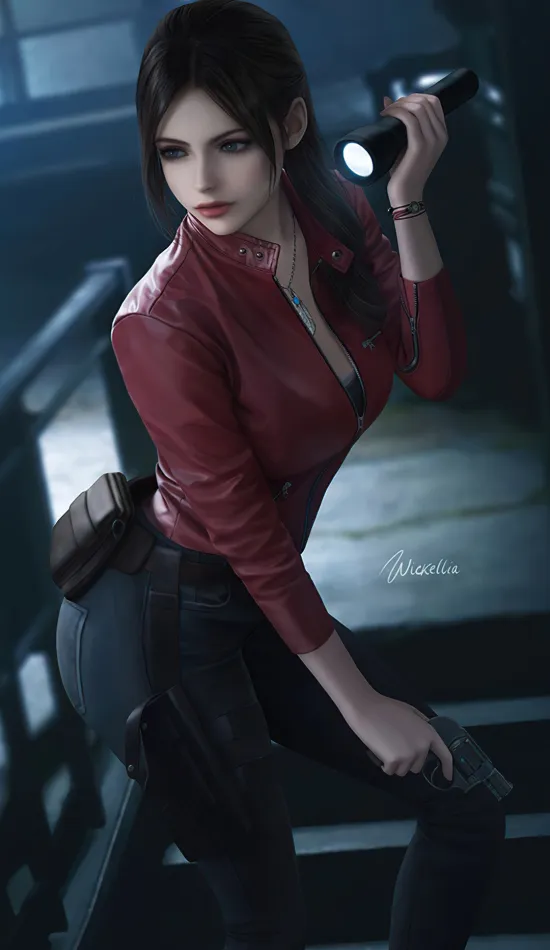 claire redfield resident evil game wallpaper