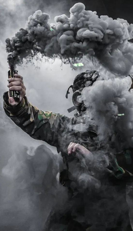 smoke grenade wallpaper