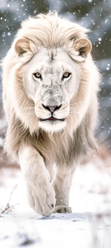 white lion wallpaper