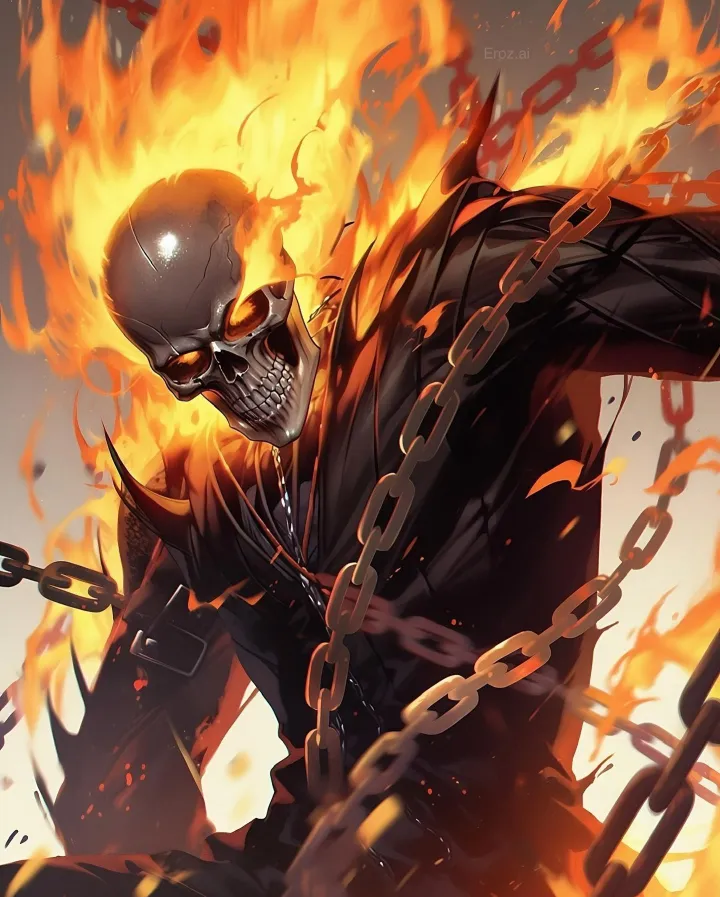 ghost rider 4k wallpaper