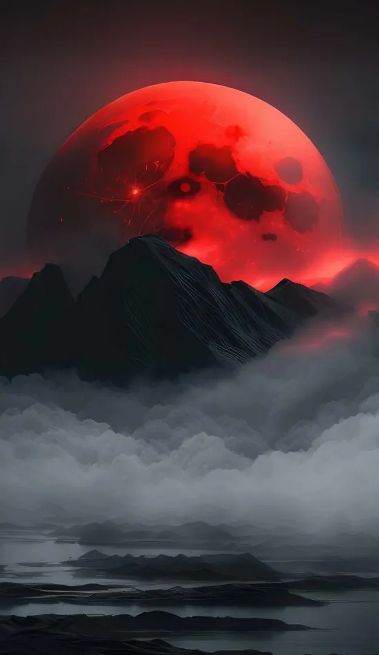 thumb for Blood Red Moon Wallpaper