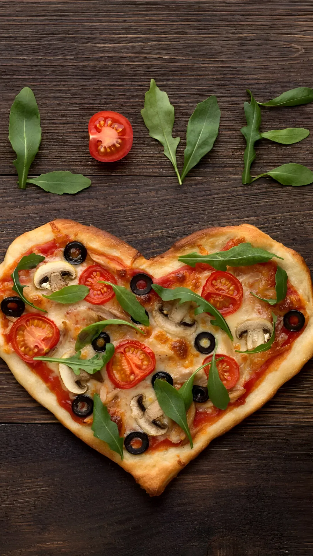 chicken valentine pizza wallpaper