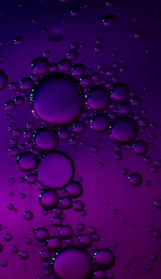 bubbles abstract neon wallpaper