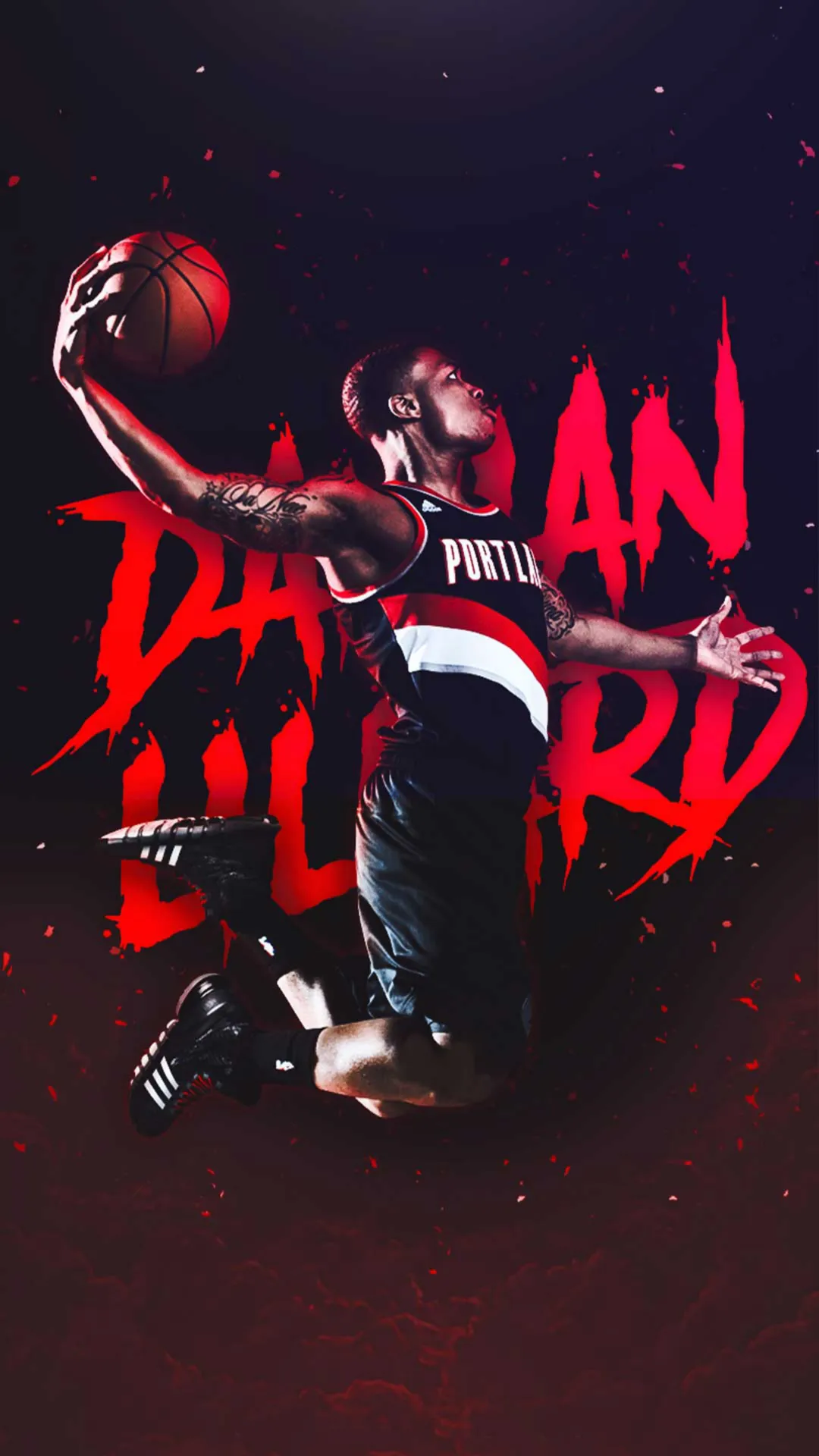 hd damian lillard basketball player wallpaper