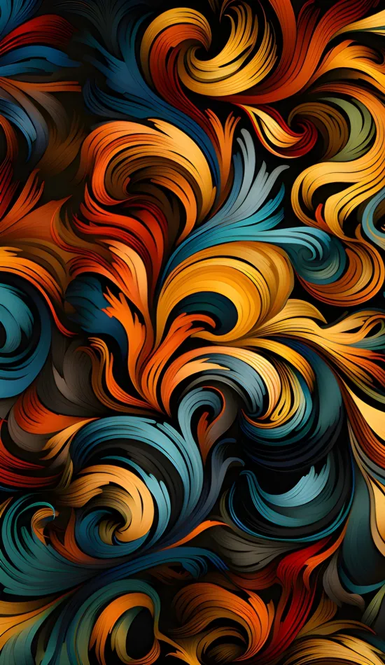 thumb for Colorful Swirl Abstract Digital Artwork Wallpaper