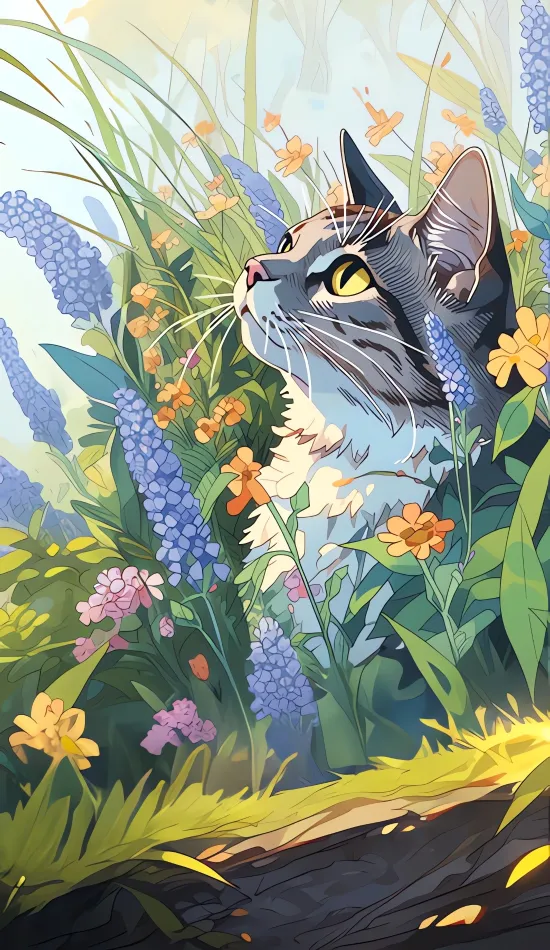 thumb for Illustrations Cat Wallpaper