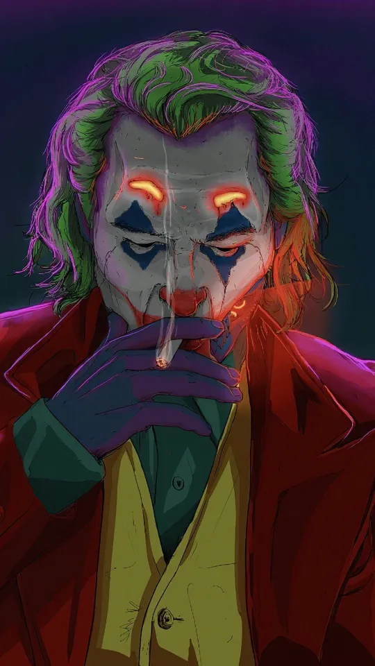 thumb for Joker Smoking Wallpaper